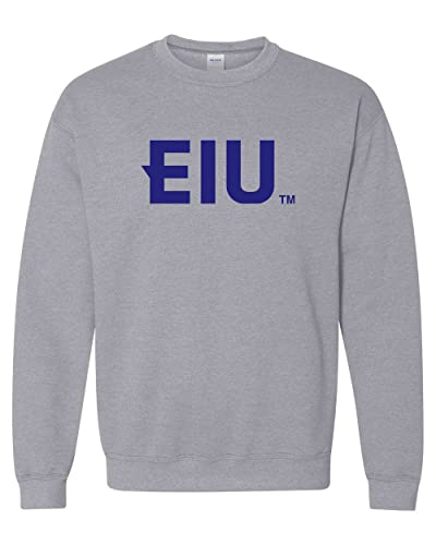 Eastern Illinois EIU Crewneck Sweatshirt - Sport Grey