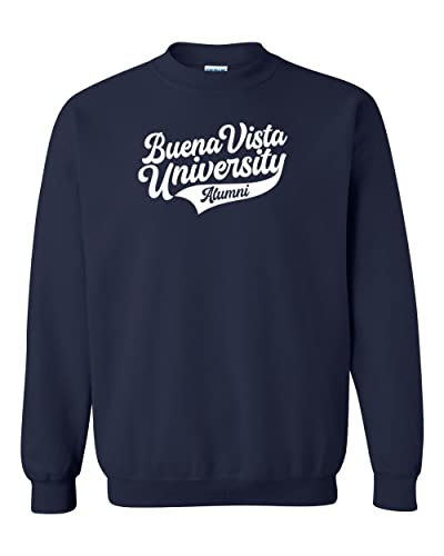 Vintage Buena Vista University Crewneck Sweatshirt - Navy