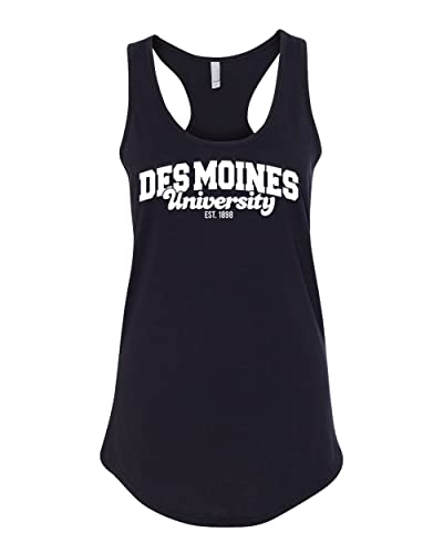 Des Moines University Alumni Ladies Tank Top - Black