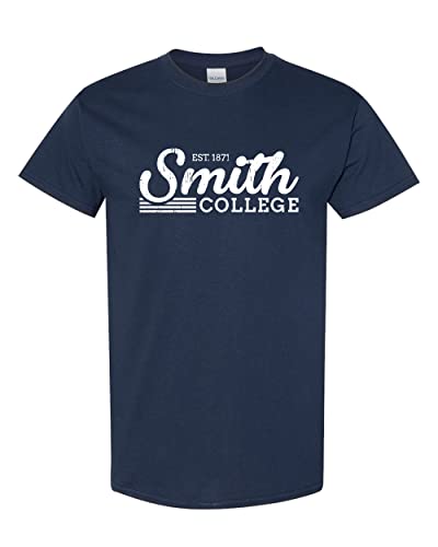 Vintage Smith College T-Shirt - Navy