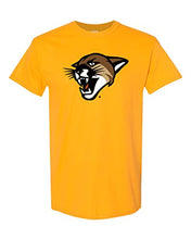 Load image into Gallery viewer, University of Vermont Catamount Head T-Shirt - Gold
