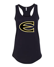 Load image into Gallery viewer, Emporia State Full Color E Ladies Tank Top - Black
