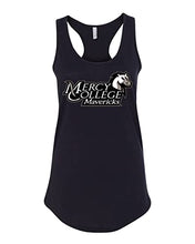 Load image into Gallery viewer, Mercy College Stacked Logo Ladies Tank Top - Black
