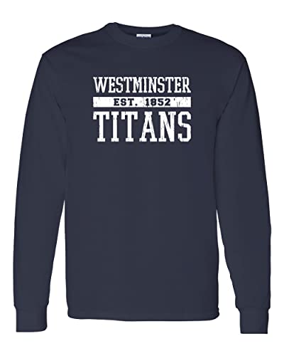 Westminster Est 1852 Long Sleeve T-Shirt - Navy