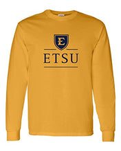 Load image into Gallery viewer, East Tennessee State ETSU Long Sleeve T-Shirt - Gold
