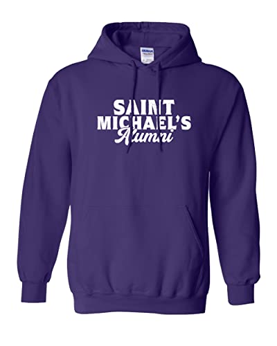 Saint Michael's College Alumni Hooded Sweatshirt - Purple