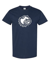 Load image into Gallery viewer, Drake University Bulldog Head T-Shirt - Navy
