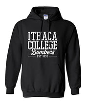 Load image into Gallery viewer, Ithaca College Bombers Alumni Hooded Sweatshirt - Black

