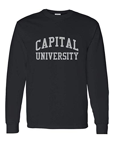 Capital University Crusaders Long Sleeve T-Shirt - Black