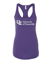 Load image into Gallery viewer, Evansville White Text Tank Top - Purple Rush
