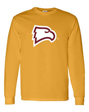 Load image into Gallery viewer, Winthrop University Mascot Long Sleeve T-Shirt - Gold
