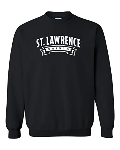 St Lawrence Text Crewneck Sweatshirt - Black