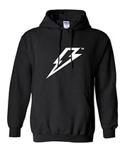 Load image into Gallery viewer, University of New England Bolt Hooded Sweatshirt - Black
