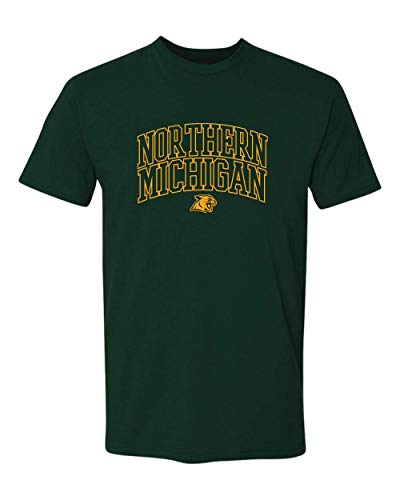 Northern Wildcats Arched One Color Exclusive Soft Shirt - Forest Green