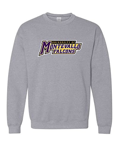 University of Montevallo Mascot Crewneck Sweatshirt - Sport Grey