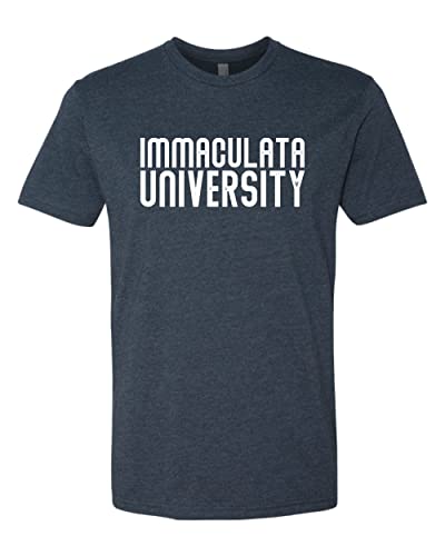 Vintage Immaculata University Soft Exclusive T-Shirt - Midnight Navy