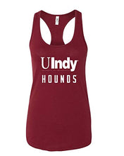 Load image into Gallery viewer, University of Indianapolis UIndy Hounds White Text Tank Top - Cardinal
