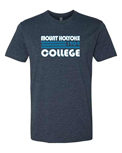 Retro Mount Holyoke College Exclusive Soft Shirt - Midnight Navy