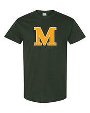 Load image into Gallery viewer, Marywood University M T-Shirt - Forest Green
