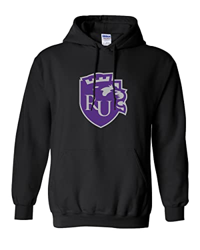 Rockford University Regents Mascot Hooded Sweatshirt - Black