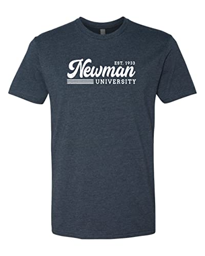 Vintage Newman University Soft Exclusive T-Shirt - Midnight Navy