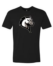 Load image into Gallery viewer, Mercy College Mascot Exclusive Soft Shirt - Black
