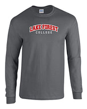 Load image into Gallery viewer, Lake Forest College Long Sleeve T-Shirt - Charcoal

