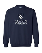 Load image into Gallery viewer, Coppin State University Crewneck Sweatshirt - Navy
