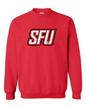 Load image into Gallery viewer, Saint Francis SFU Full Color Crewneck Sweatshirt - Red
