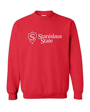 Load image into Gallery viewer, Stanislaus State Crewneck Sweatshirt - Red
