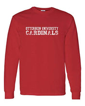 Load image into Gallery viewer, Vintage Otterbein University Long Sleeve T-Shirt - Red

