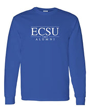 Load image into Gallery viewer, Elizabeth City State ECSU Alumni Long Sleeve T-Shirt - Royal
