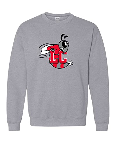 University of Lynchburg Mascot Crewneck Sweatshirt - Sport Grey