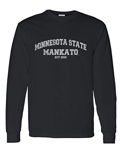 Minnesota State Mankato Est 1868 Long Sleeve T-Shirt - Black
