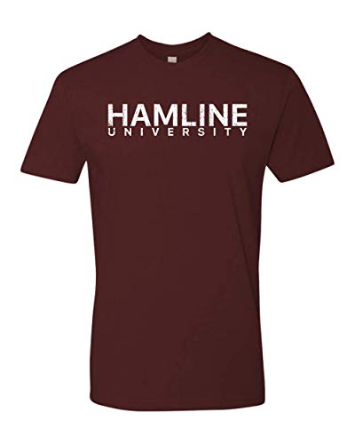 Hamline University Pipers Exclusive Soft Shirt - Maroon