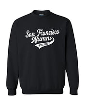Load image into Gallery viewer, Vintage San Francisco Alumni Crewneck Sweatshirt - Black
