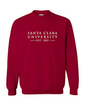 Load image into Gallery viewer, Santa Clara Established Crewneck Sweatshirt - Cardinal Red
