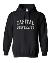 Load image into Gallery viewer, Capital University Crusaders Hooded Sweatshirt - Black
