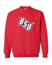 Load image into Gallery viewer, Bridgewater State University BSU Crewneck Sweatshirt - Red
