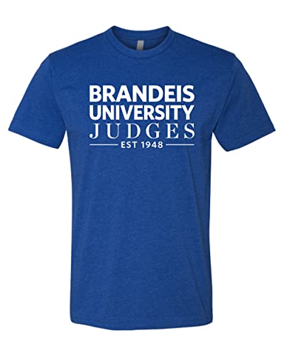 Vintage Brandeis University Exclusive Soft Shirt - Royal