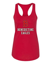 Load image into Gallery viewer, Benedictine University B Ladies Tank Top - Red

