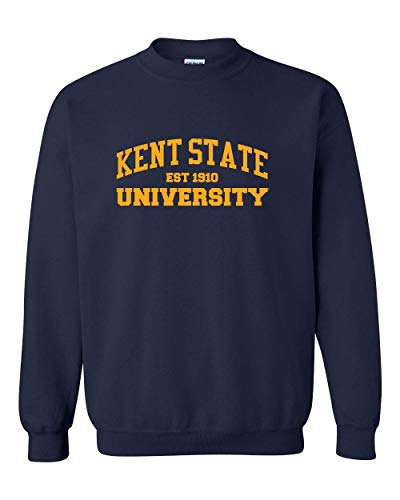 Kent State EST One Color Crewneck Sweatshirt - Navy
