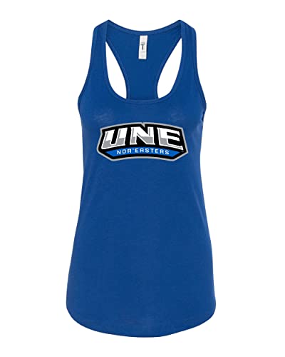 University of New England Nor'Easters Ladies Tank Top - Royal