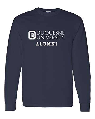 Duquesne University Alumni Long Sleeve T-Shirt - Navy