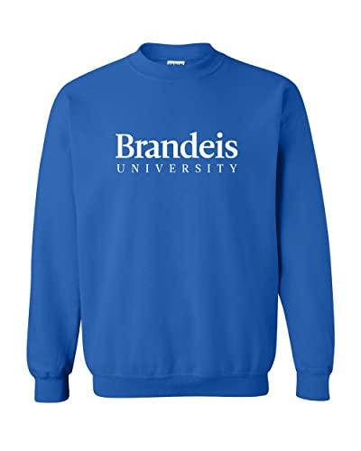 Brandeis University 1 Color Crewneck Sweatshirt - Royal