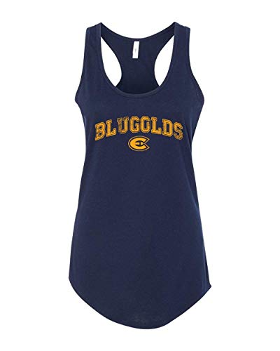 Wisconsin Eau Claire Blugolds Arched One Color Tank Top - Midnight Navy