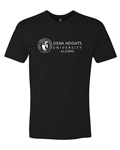 Siena Heights Alumni White Logo Exclusive Soft Shirt - Black