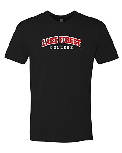 Lake Forest College Soft Exclusive T-Shirt - Black