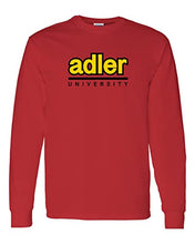 Load image into Gallery viewer, Adler University Long Sleeve T-Shirt - Red
