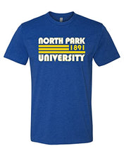 Load image into Gallery viewer, Retro North Park University Soft Exclusive T-Shirt - Royal
